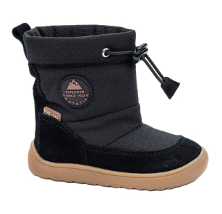 Protetika Heiko Black barefoot zimní boty s membránou